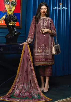 AJE-03 EMBROIDERED KHADDAR 3 PCS