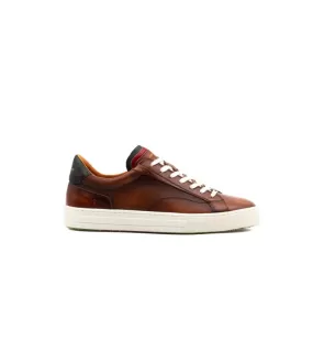 Ambitious Mens Premium Brown Leather Fashion Trainer 11218-6327AM