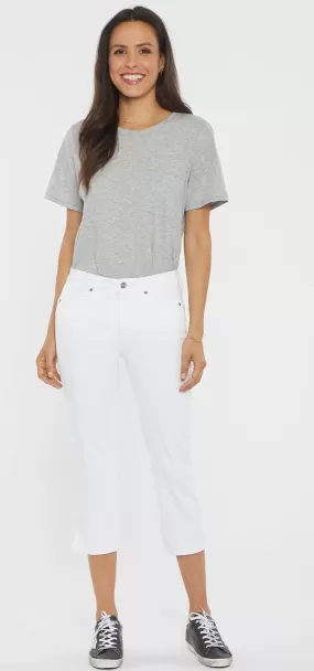 Chloe Capri Jeans Wit Gekleurde Denim | Optic White