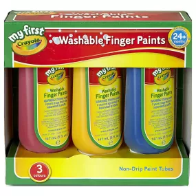 Crayola My First Washable Finger Paints Pack of 3