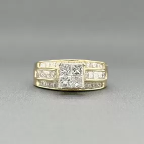 Estate 14K Y Gold 2.19ctw H-I/SI1 Diamond Engagement Ring