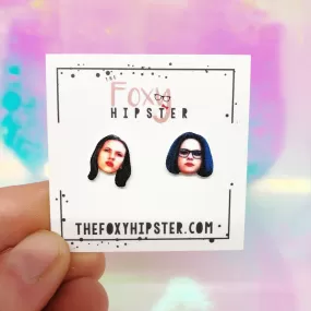 Ghost World Inspired Stud Earrings