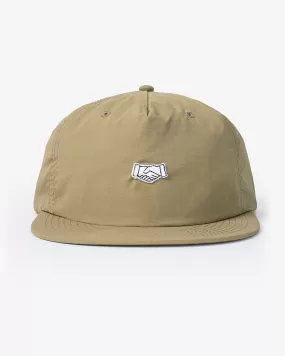 Handshake Patch Hat Khaki