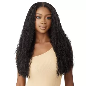 HHB-PERUVIAN WATER WAVE 24 | Outre Human Hair Blend 5X5 Lace Closure Wig