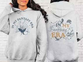 In My Fantasy Era Front and Back Print Dragon Gildan Hoodie