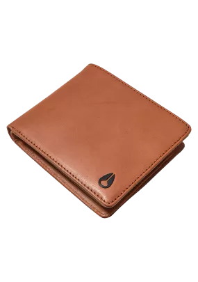 Pass Leather Coin Wallet - Saddle