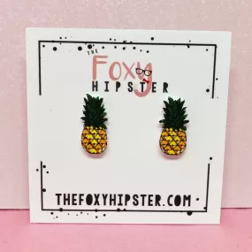 Pineapple stud Earrings