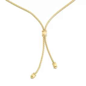 Structured Lariat Bead Necklace